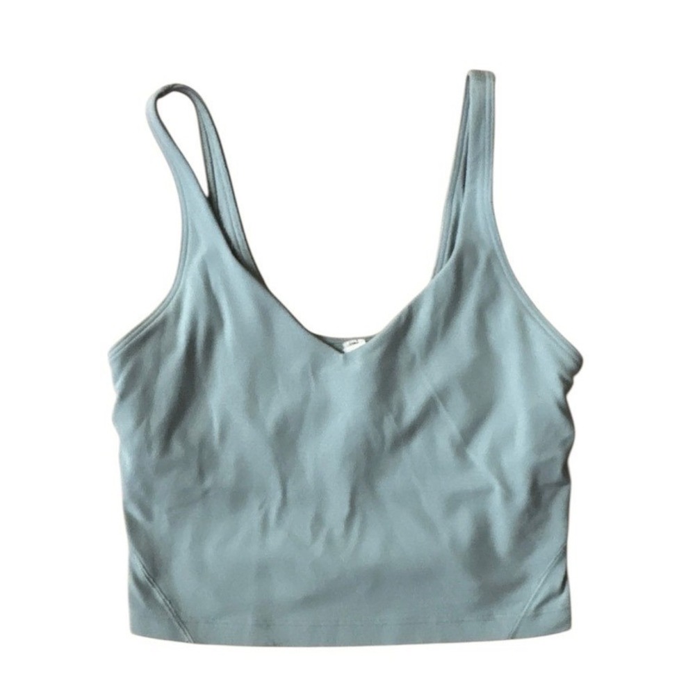 Lululemon Align Tank Top Light Green Sage Blue Size 4‎
